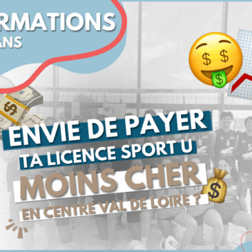 Réduire le coût de sa licence Sport U en Centre-Val de Loire