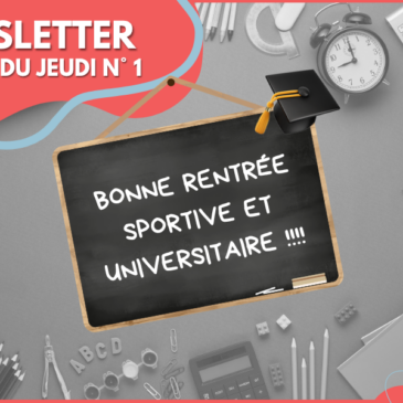 LE COIN DU JEUDI N°1 / 31 AOÛT – 06 SEPTEMBRE